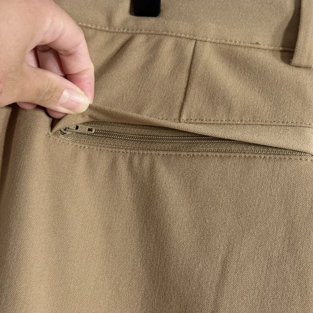 Quince Ultra‎ Stretch 24/7 Performance Smart Chinos Khaki Athletic Taper 34x28 - Picture 9 of 12